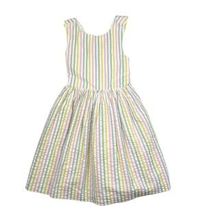 Mini Boden Striped Multicolor Casual Dress